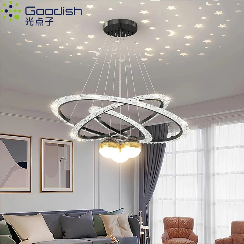 

Modern Nordic Led Pendant Lights Round Home Decoration Lamps for Kitchen Living Dining Children's Room Art Minimalist Chandelier