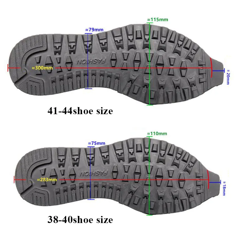 Rubber Shoe Soles DIY Replacement Outsoles Insoles Anti Slip Foot Pads Full Sole Protector Sneaker Repair Shoes Sticker Pad