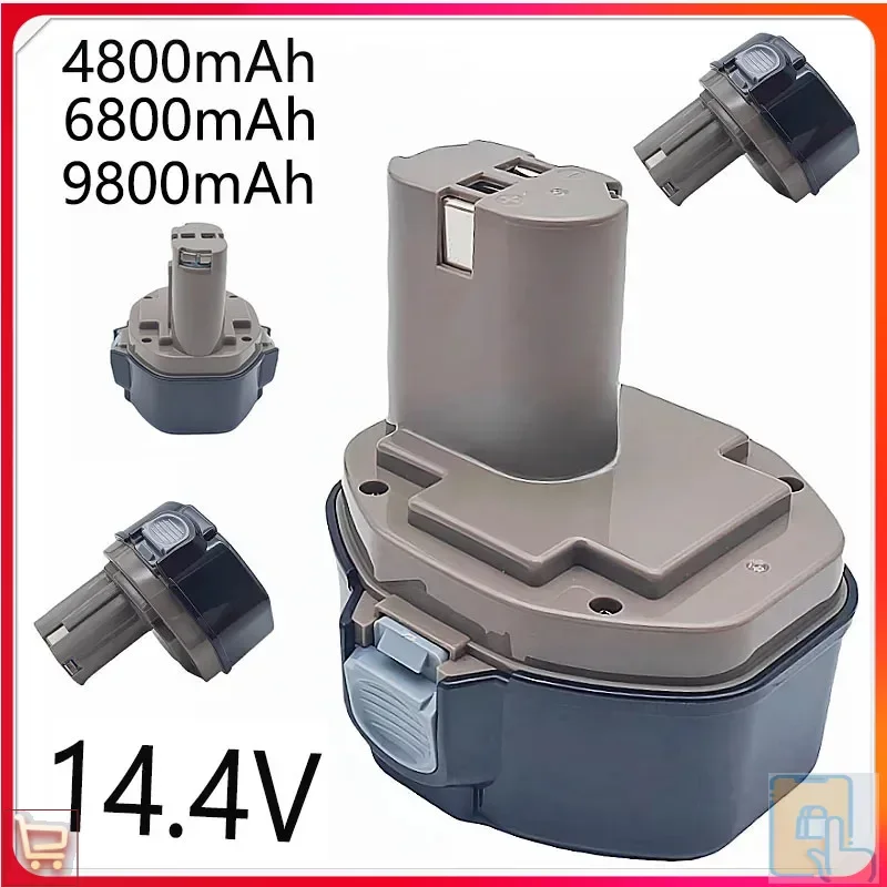 

Сменный Ni-MH аккумулятор 14,4 В, 4800 мАч для аккумуляторных дрелей и отверток 14,4 В — подходит для моделей 1420, 1433, 1434, 1435, 6337D1