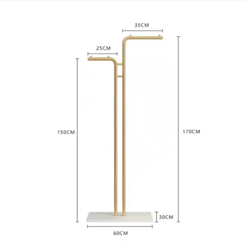 Lightweight luxury entrance floor-to-ceiling steel hanger