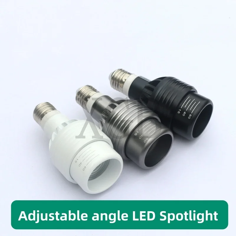

Светодиодный светильник E27 с регулировкой угла наклона, COB, диммируемый, PAR20, 220В/110В, для столовой/гостиной, бара, кафе, точечный светильник LED