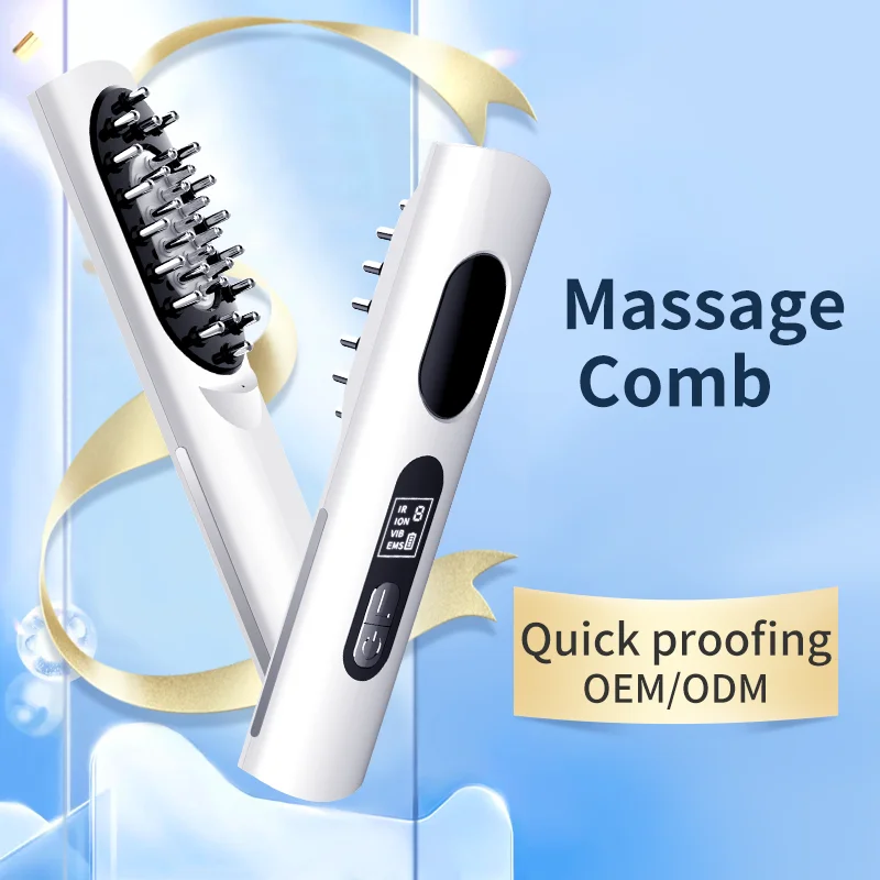 Peigne de massage électrique pour cheveux, 5V/1A, personnalisé