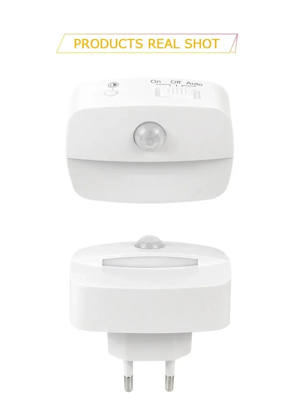 EU US Plug Lamp Nightlight LED Night Light Motion Sensor For Children Bedroom Decoration Hallway Stairs WC Bedside Night Lamp