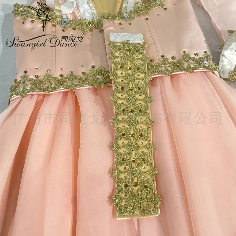 Robe de Ballet de compétition Talisman Variation, rose pêche C, robe de ballerine professionnelle BT4422