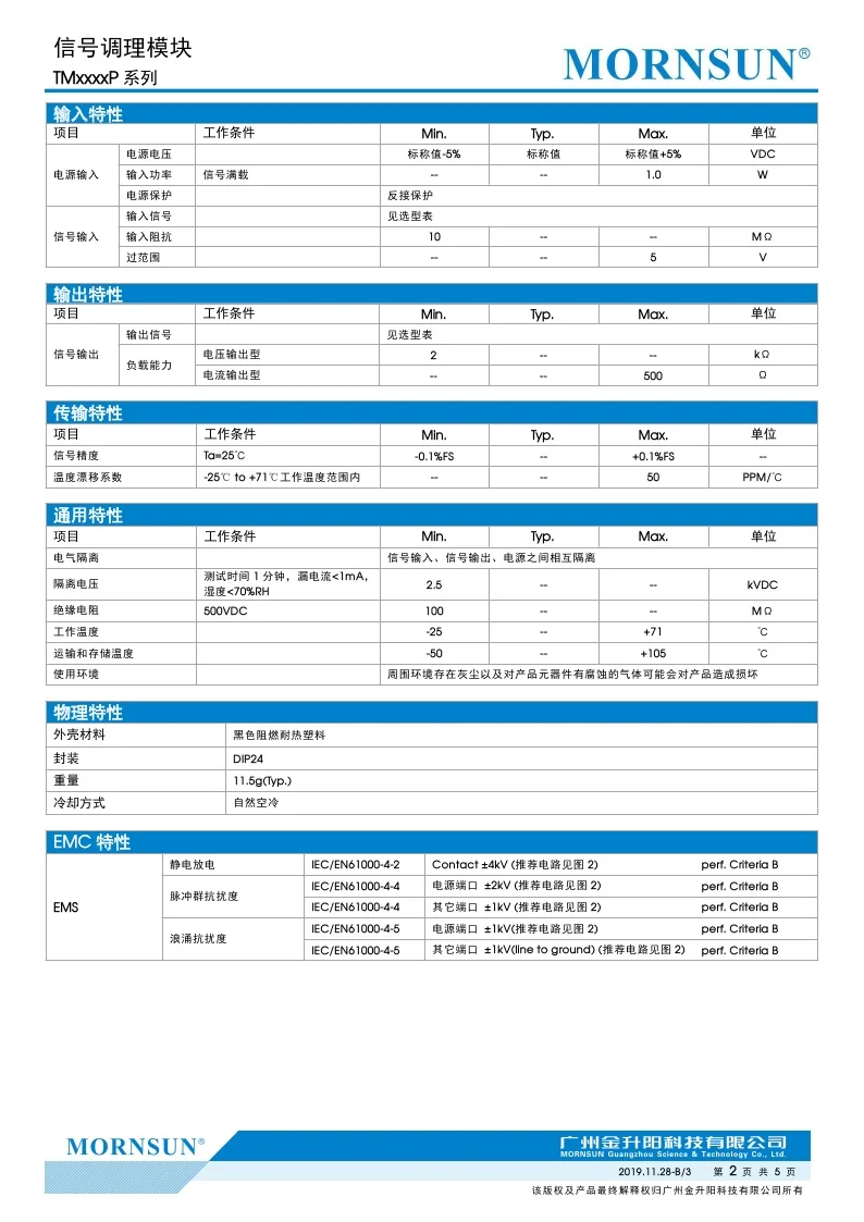 Módulo Condicionado Sinal Nível Millivolt, Alta Qualidade, TM6530P, TM6630P, TM6650P, TM6660P