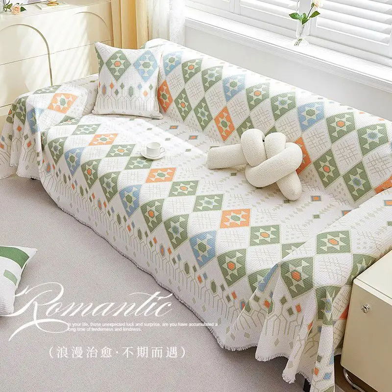 New Sofa One Piece Sofa Pad Four Seasons Universal Full Wrap Cover Cloth Universal Cover Blanket Cat Scratch Resistant