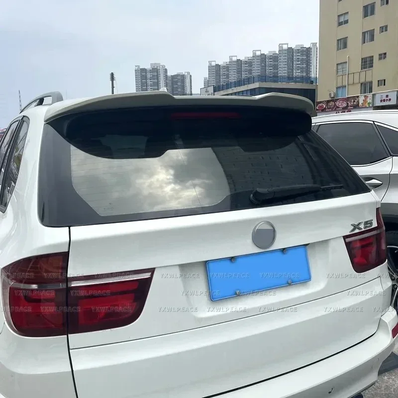 For BMW X5 E70 Roof Spoiler 2006 2007 2008 2009 2010 2011 2012 2013 ABS Plastic Factory Style Rear Trunk Wing Car Accessories