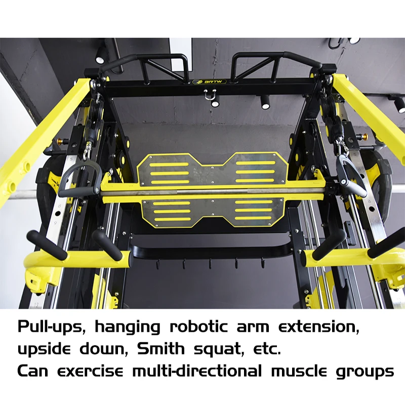 Bumblebee-Multifunctional Squat Weight Lift Bed, Sit-Up Plate, Smith Machine, Fitness Stand Gym, Commercial