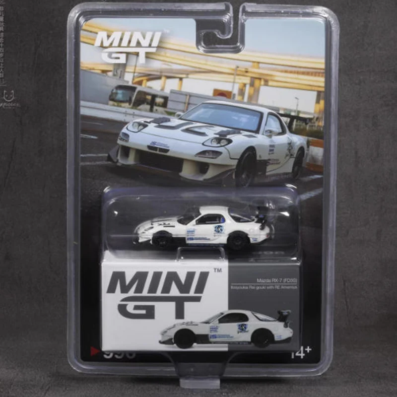 MINIGT 1:64 RX7 FD3S RE 아메미야 합금 자동차 모델 개조 버전 정적 수집 장식용 휴일 선물 장난감
