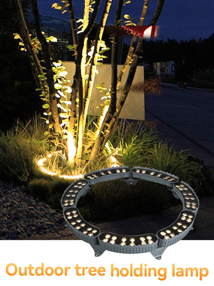 5 Stuks Led Boom Knuffelen Lamp 85-265V Outdoor Kerstboom Holding Verlichting Lamp Waterdicht IP65 Tuin park Binnenplaats Decor Lamp - afbeelding 2