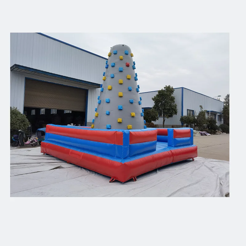 

New Big Amusement Park Games Indoor Outdoor Rock Climbing Wall Inflatable Climbing Wall Game for Adults and Kids