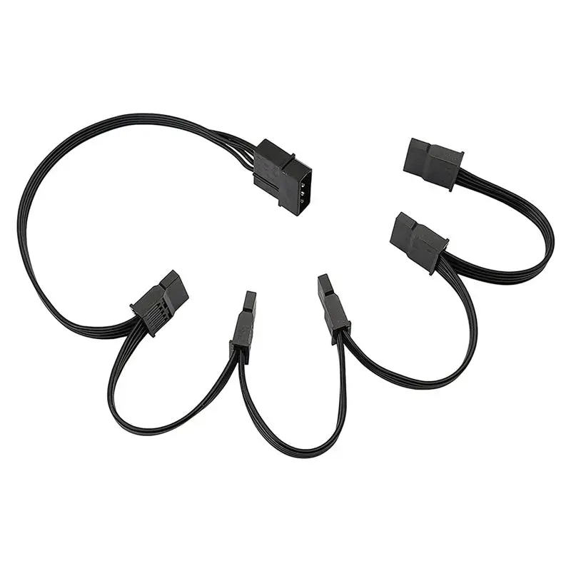 ABRI-3X 4Pin IDE 1 To 5 SATA 15Pin Hard Drive Power Supply Splitter Cable For DIY Hard Disk PC Sever 18AWG Power