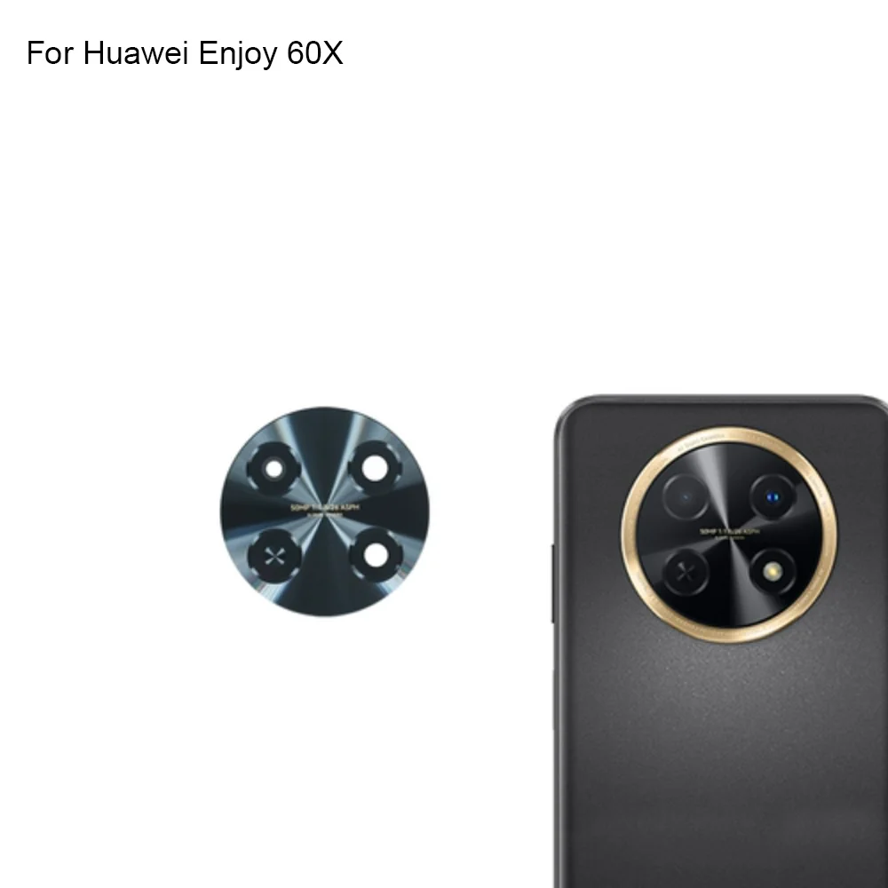 High quality For Huawei Enjoy 60X Back Rear Camera Glass Lens test good For Huawei Enjoy 60 X Replacement Parts