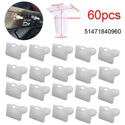60x Door Sill Trim Clips 51471840960 For BMW E30 E32 E34 E36 E38 E39 E46 Z4 E81 E82 E84 E63 E64 E65 Interior Accessories