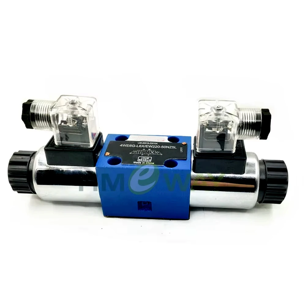 WE6 Hydraulic Directional Control Valves Replacement SHLIXIN 4WE6G-6X/EW220-50NZ5L Solenoid Valves