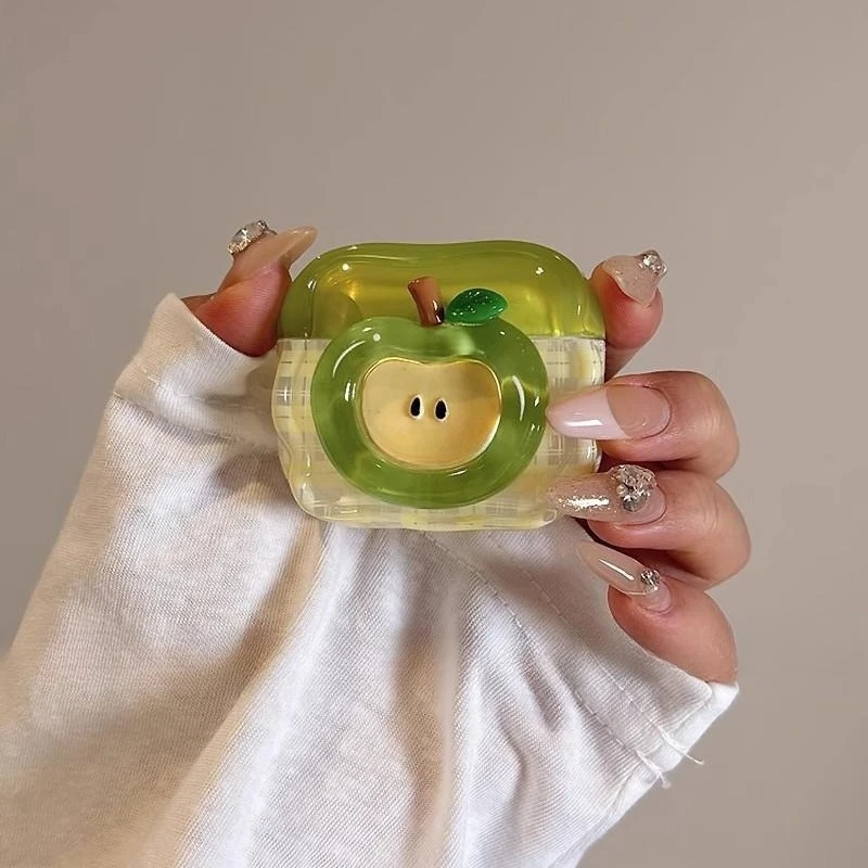 Ins wind crystal aplicable para airpodspro2 funda protectora nueva funda para auriculares AirPods 3 de cuarta generación