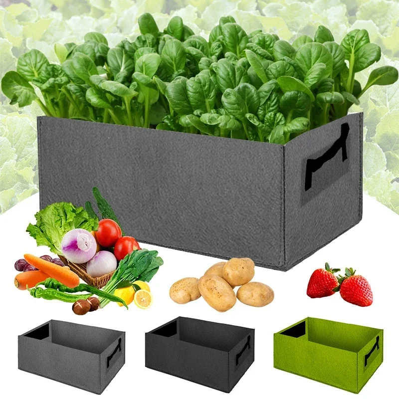 

6/7/9/31Gallons Planting Bag Felt Grow Bag Vegetables Fruits Nursery Pot Flowerpots Home Garden Planting Supplies Seedling Bags