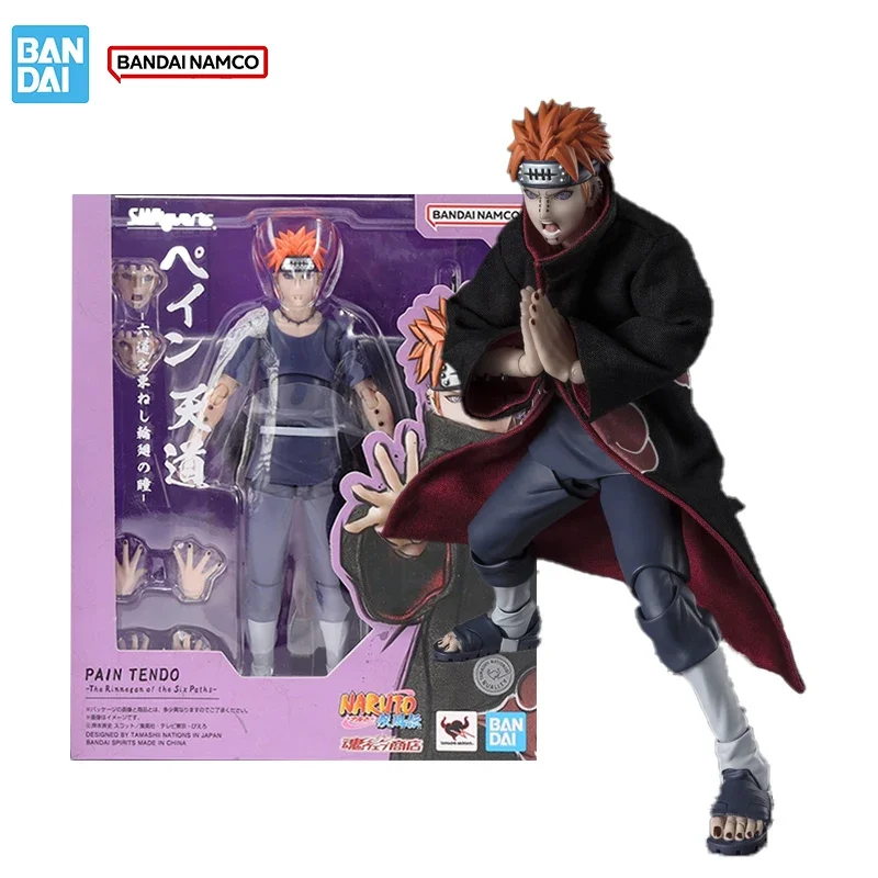 

Bandai Original Genuine Figure Naruto Model Kit SHF Pain Tendo The Six Paths Collection Action Figure Model Child Toys Gifts