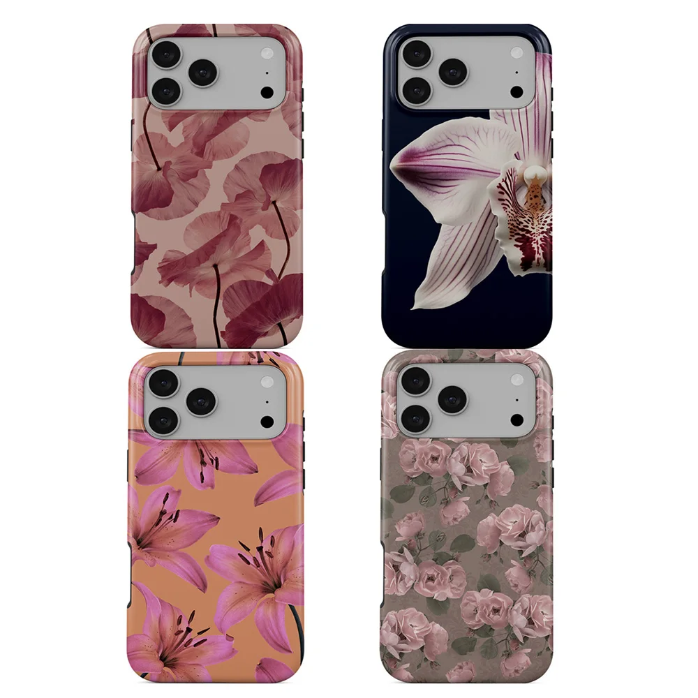 daffodil Lily Double-layer Phone Case for iPhone 17 Promax 16 Plus 15 Pro 14 Max 13 12 Mini 11 Phone Full Edge Cover