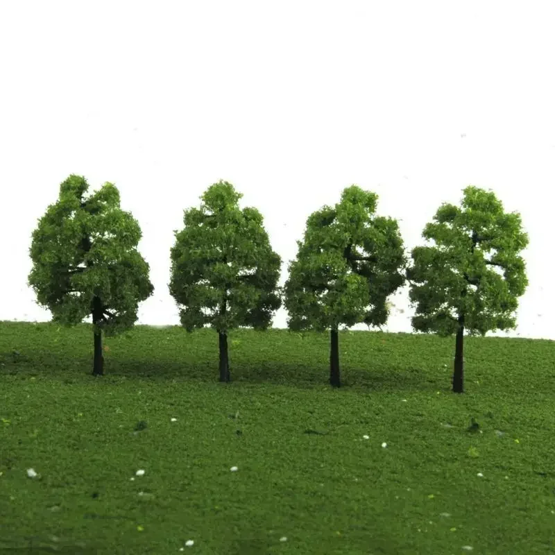 20 pz Modello di Alberi Albero Artificiale Treno Ferrovia Paesaggio Architettura Albero 1:100 FAI DA TE Modello di Plastica Paesaggio Ferrovia Decorazione