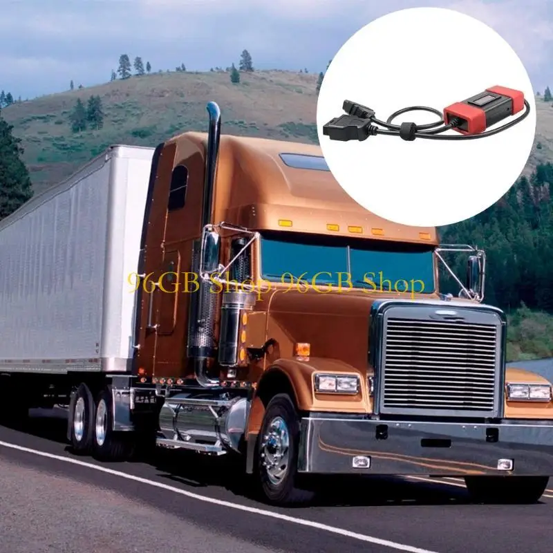 

Канатная дорожка с 96 ГБ 12 В в 24 В для тяжелых грузовых дизелей адаптер Сканер OBD Scanner