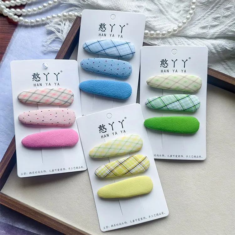 3 قطعة/المجموعة مقاطع الشعر للفتيات الجانب كليب الملونة طباعة الطفل بوبي دبوس الصيف الاطفال Hairgrip لطيف الأطفال إكسسوارات الشعر هدايا