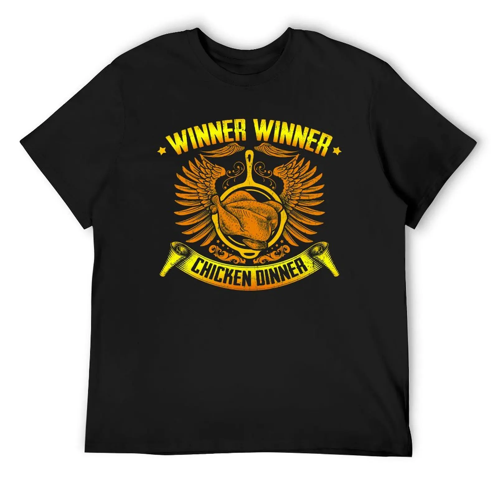 

Winner Winner Chicken DINNER! T-Shirt summer tops blue archive aesthetic clothes Men's t-shirts
