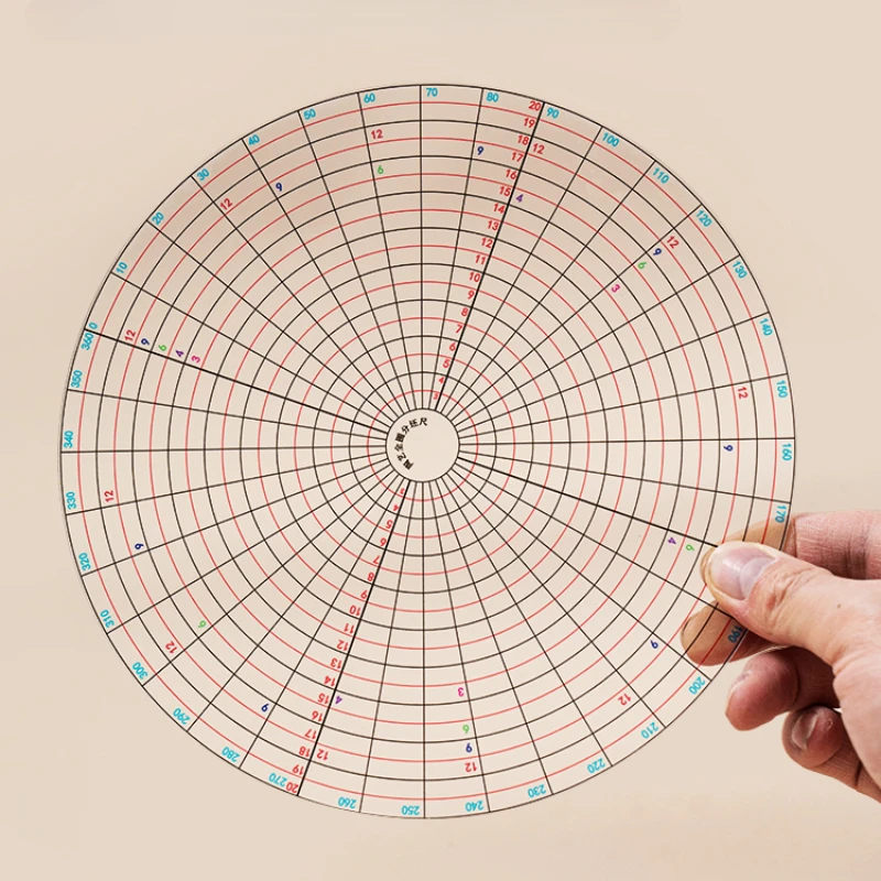 New Circular Divider Billet Dividing Ruler Drawing Measurement Trimming Tool for Pottery Wheel Handcrafts Clay Crafts Sculpting