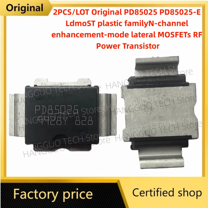 2 unids/lote PD85025 PD85025-E LdmoST plástico familiarN-canal modo de mejora MOSFET laterales Transistor de potencia RF