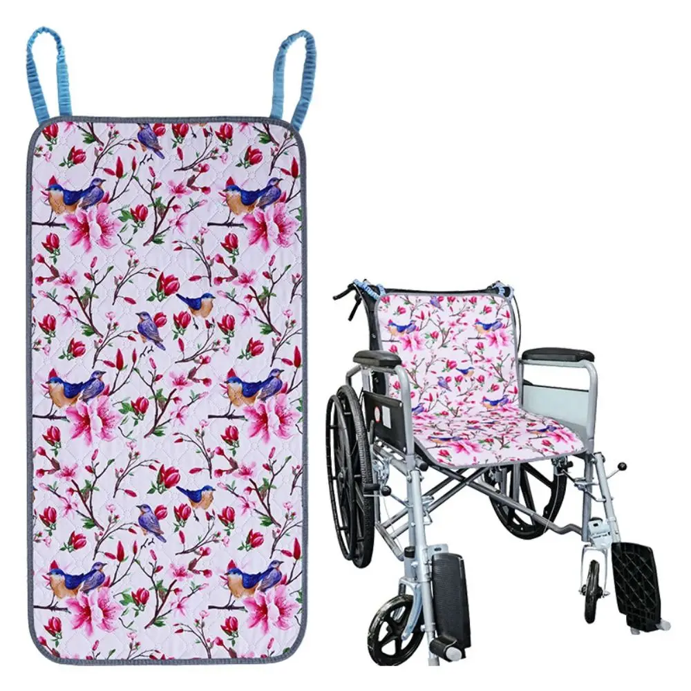 Water Absorbent Wheelchair Seat Cushion Washable Anti-Slip Wheelchair Incontinence Pad Leakproof Comfortable Seat Cover