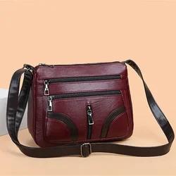 New Arrival Large Capacity Shoulder Bags for Women Fashion mama Crossbody Handbag PU Leather Phone Purse Messenger Bag