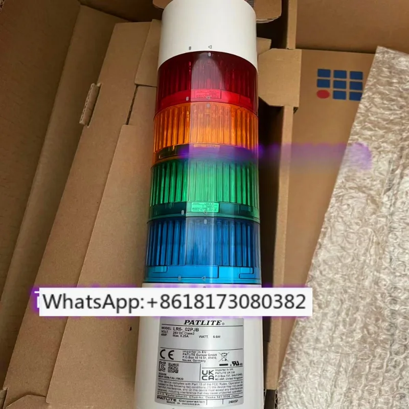 Oryginalna lampka sygnalizacyjna PATLITE LR6-302LJBW-RYG