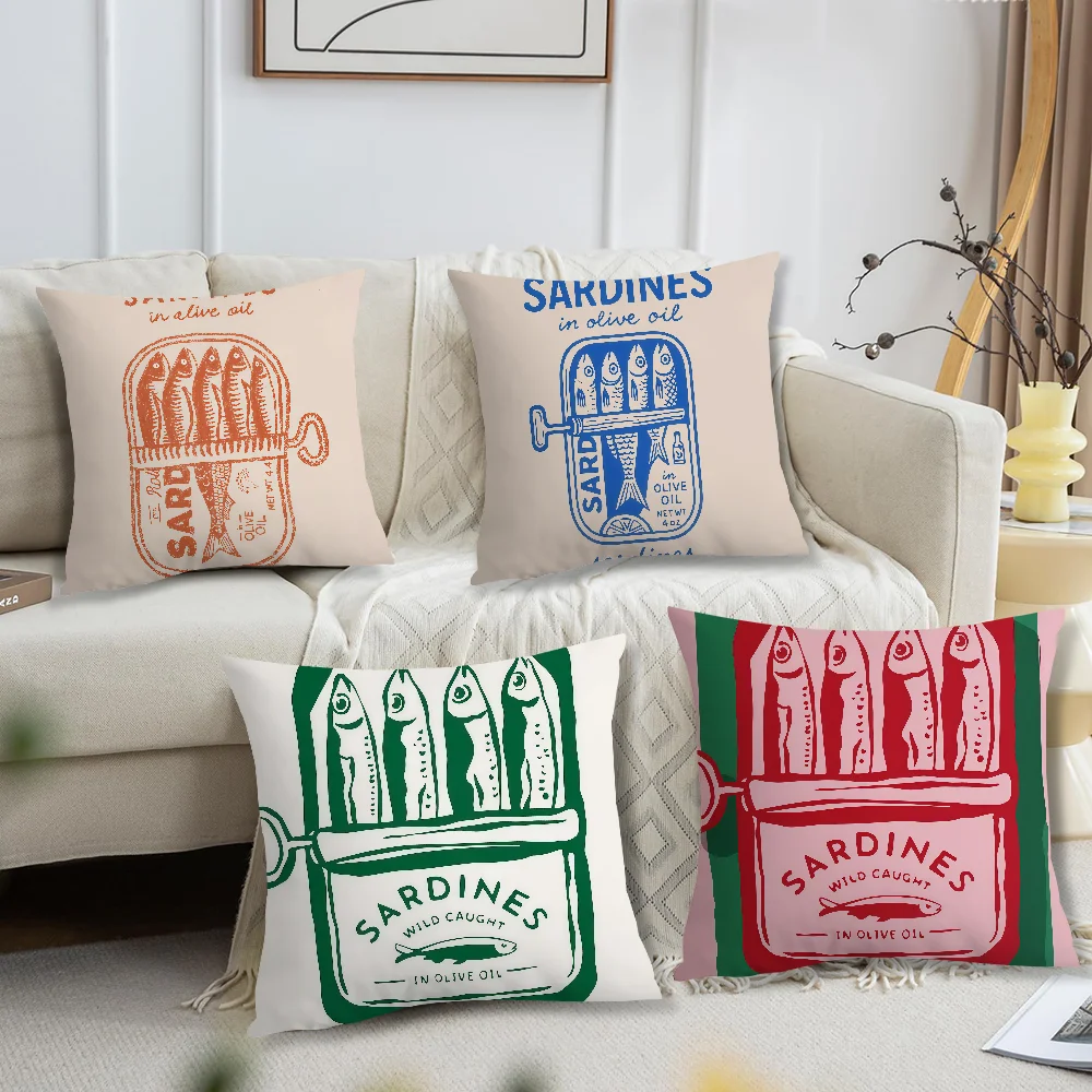 Colorful Retro Herringbone Pattern cushion cover For Pillow Printing Sofa Decoration Home Car Room Shop Office Nordic Simplicity