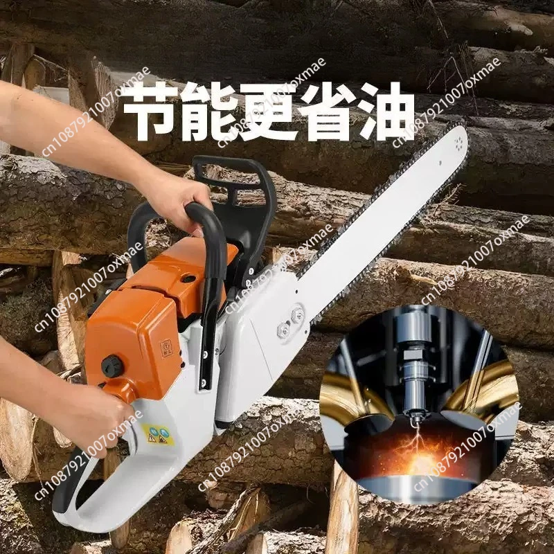 For 381 Chain Saw Logging Saw 3.9KW/5.3HP Woodworking Chain Imported Bearing Portable Chain Saw 72.2CC 18 inch