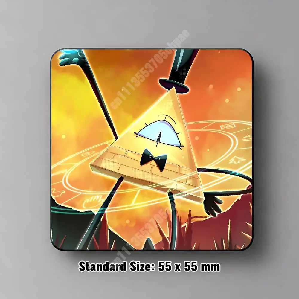 The Book of B-Bill C-Cipher Magnetic Sticker Reusable Fridge Decal for Metal Surfaces Magnet Marker