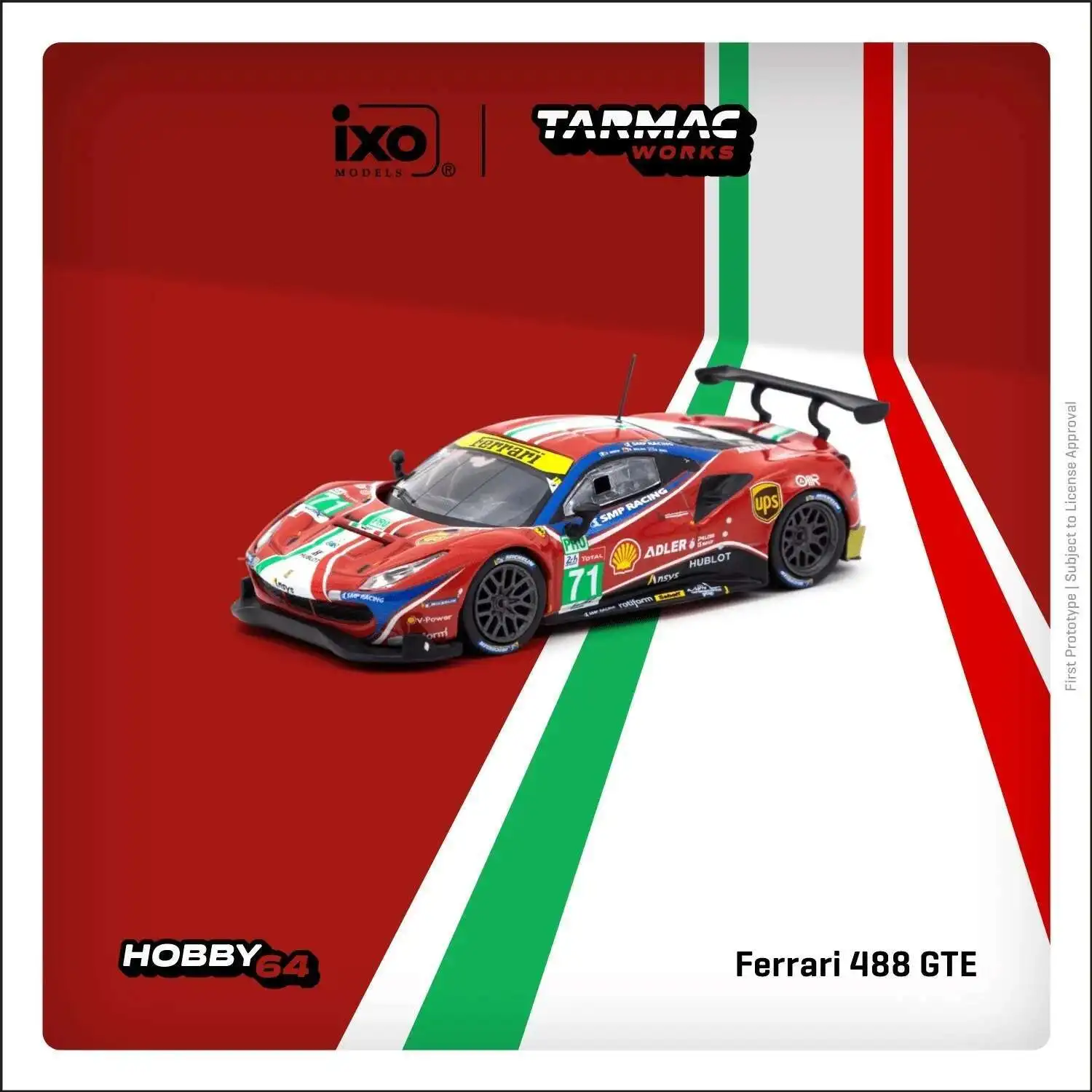 TW 1:64 フェラーリ F40 LM 458 488 GT3 355 345 チャレンジダイ