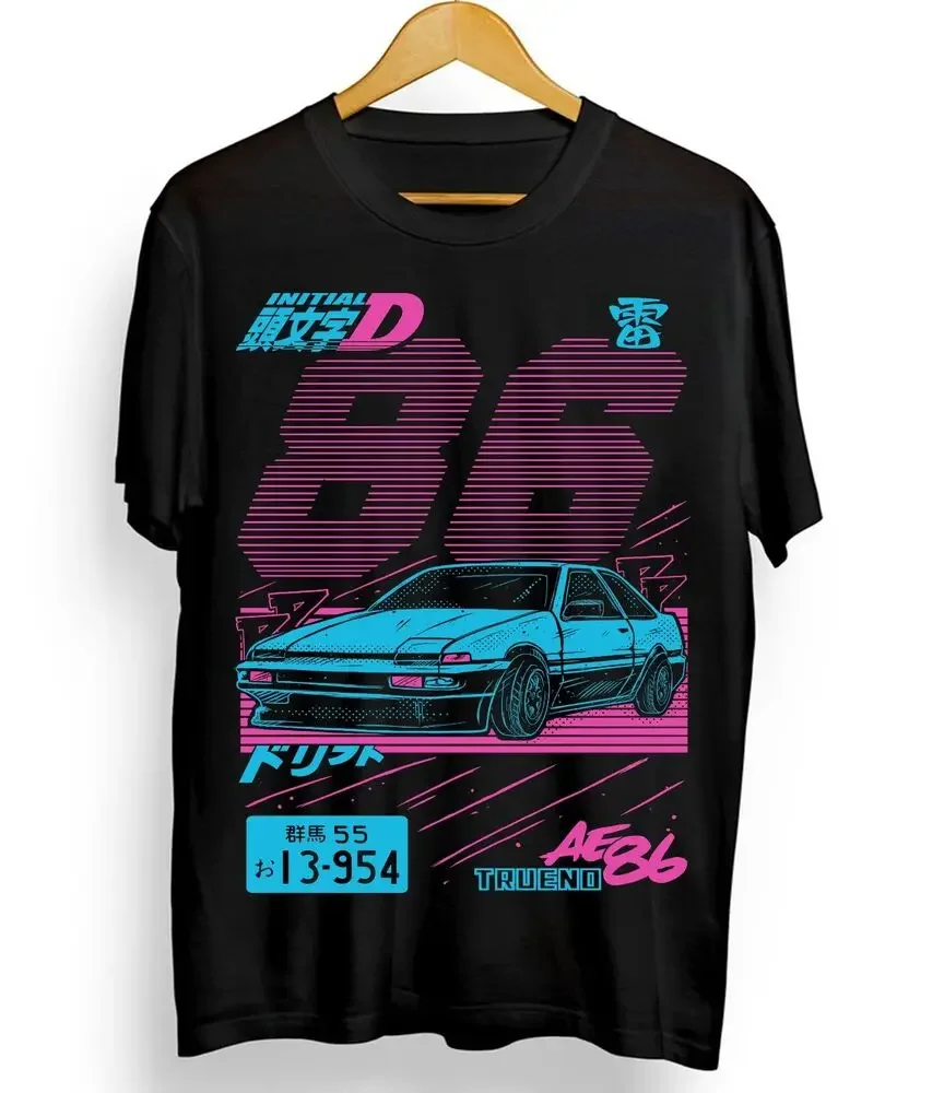 Initial D T-Shirt Itsuki Fujiwara Anime Manga Movie Sport Shirt Tee All Size