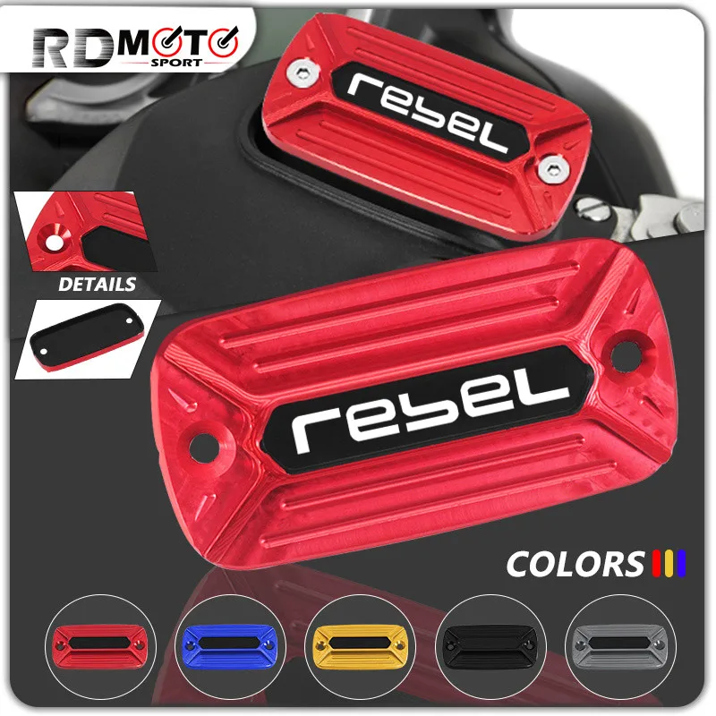 

rebel Motorcycle Front Brake Clutch Cylinder Fluid Reservoir Cap For Honda Rebel 1100 2021 2020 2023 Rebel 300 500 2017-2020