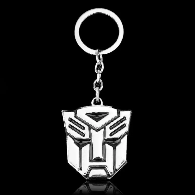 Cartoon Transformers Peripheral Optimus Prime Logo Mad Autobots Brelok do kluczy Breloki Wisiorek Prezent urodzinowy Cosplay Rekwizyty Biżuteria