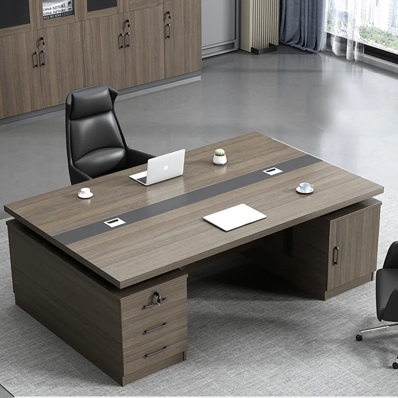 Boss Office Desk and Chair Combination Manager Desk President Desk