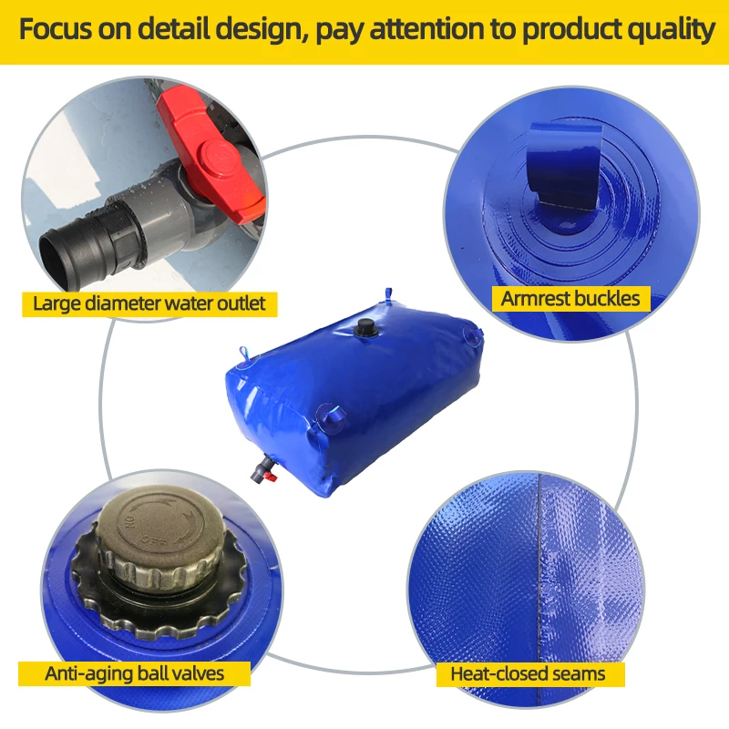 Hot Selling Portable 100L-10000L Large Capacity Foldable Water Tank, Waterproof Water Storage Bag, Dry Bag for Outdoor Camping