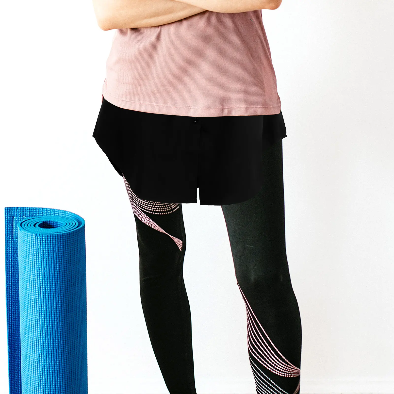 

Shirt Extender Women Fake Skirt Layering Functional Underskirt Perfect for Curvy Figures Seamless Waist Hips Smooth Look