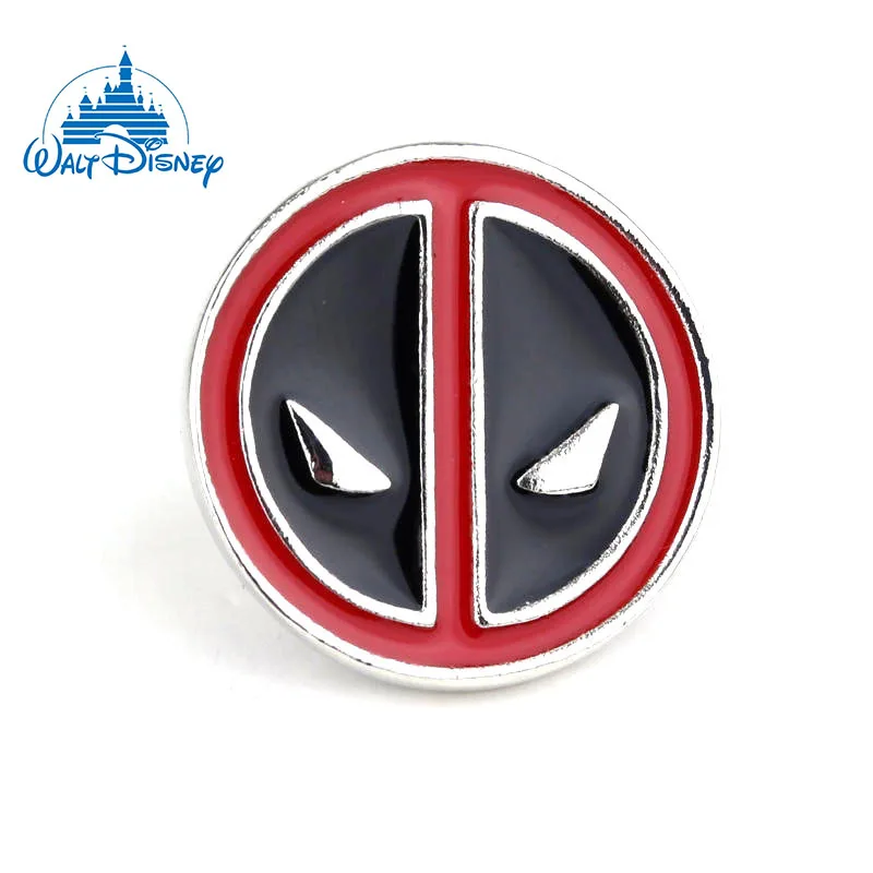 Disney Marvel Superhero Deadpool Cute Brooches Trendy Jewelry For Clothes Enamel Lapel Pins Badges For Backpack Accessories