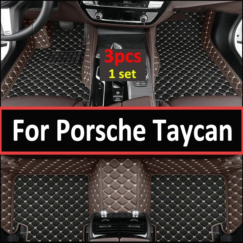 

Автомобильные коврики для Porsche Taycan 2020 2021 2022 2023 4-дверные седанные пылезащитные накладки Автомобильные коврики Внутреннее украшение Автомобильные аксессуары