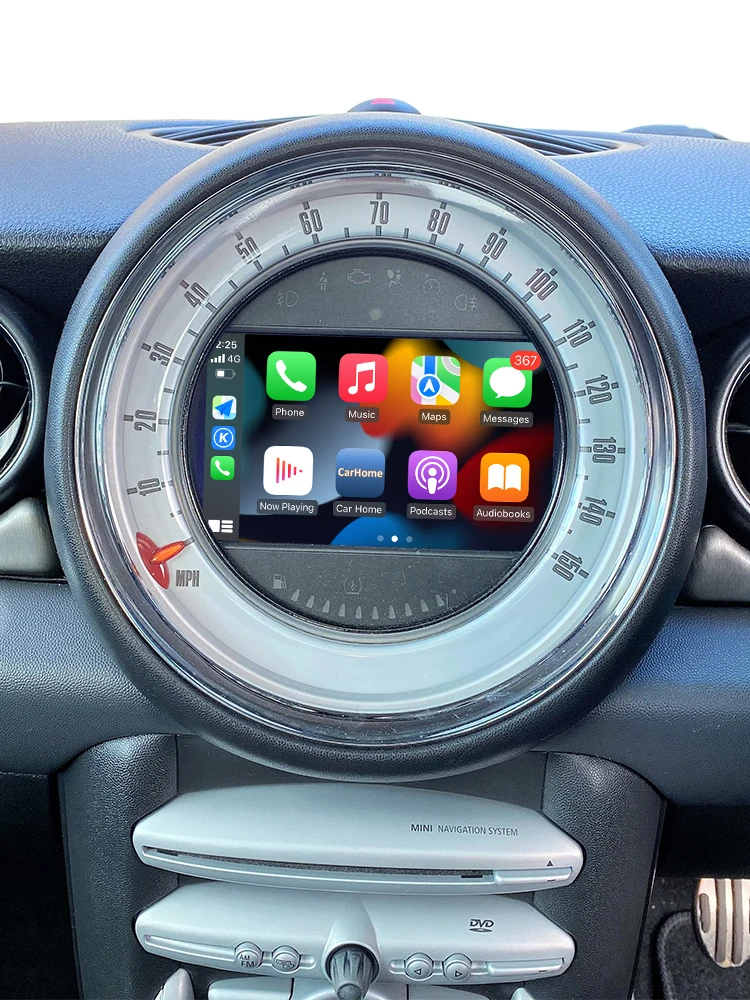 Bonroad Draadloze Carplay Android Auto Decoder Box Voor BMW Mini Cooper R55 R56 R57 CCC Systeem 2005-2008 Airplay Spiegel lock Module - afbeelding 2