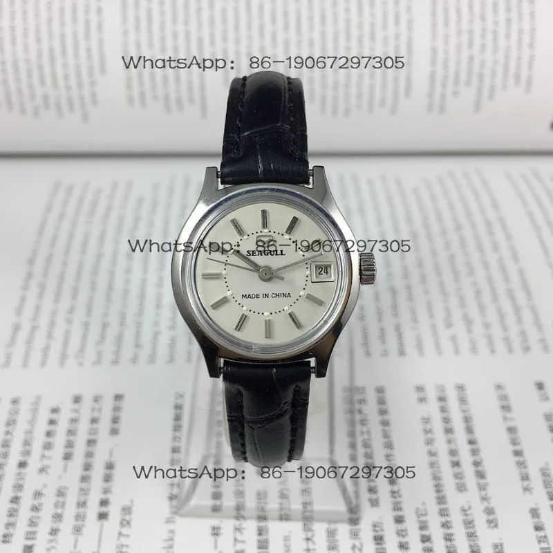 Original Stock, Produced By Tianjin Watch Factory, All Steel, Seagull Brand Single Calendar Women's Mechanical Watch