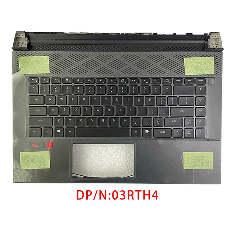 New For Dell G16 7630 7635;Replacemen Laptop Accessories Palmrest/ US Keyboard 03RTH4