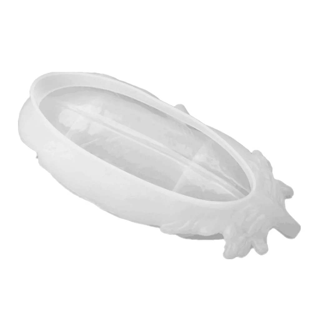 

1 шт. Износостойкая силиконовая форма для литья подноса в форме крыльев, креативная стильная форма для эпоксидной смолы, инструмент для изготовления подносов и тарелок