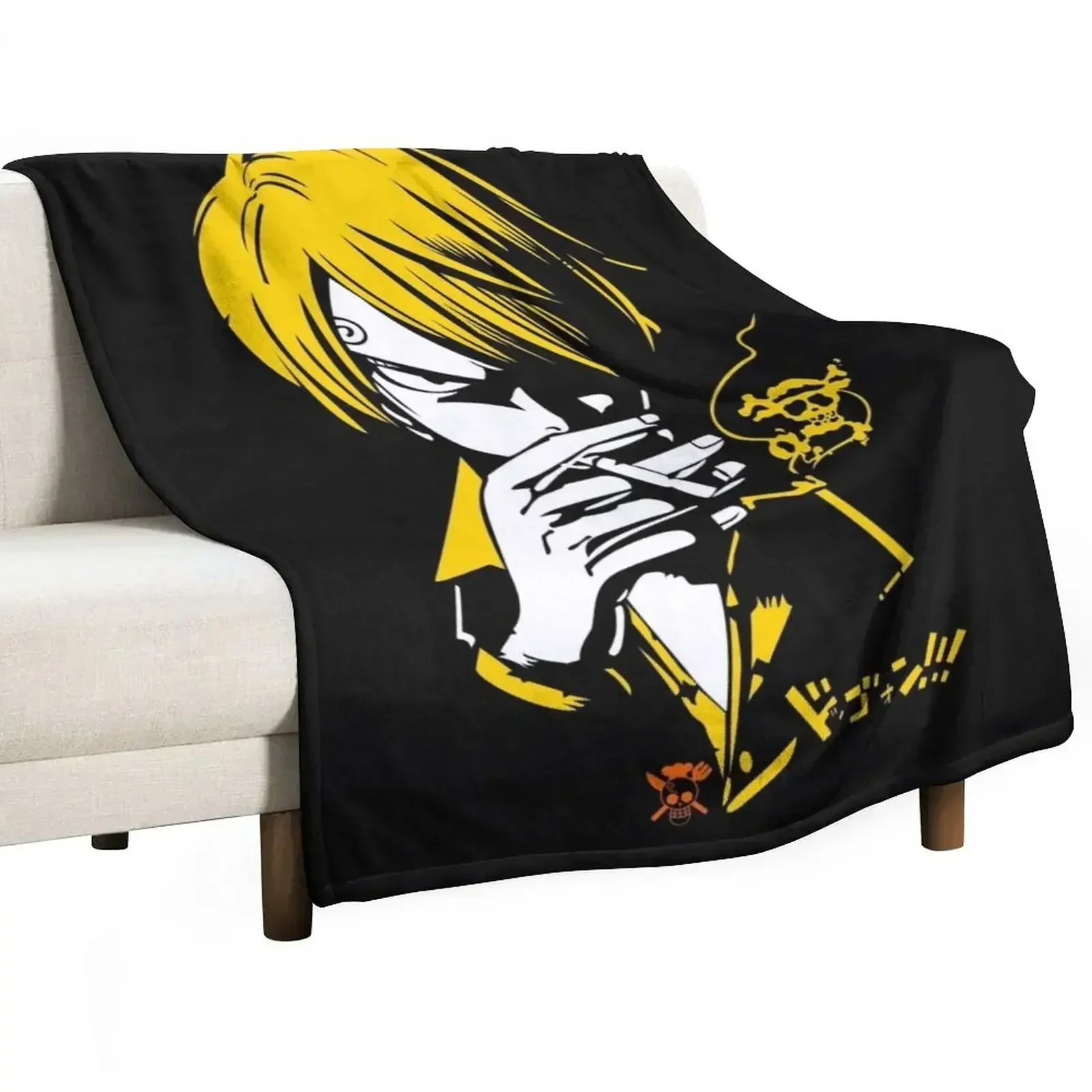 

smokey sanji Throw Blanket for winter Polar Blankets