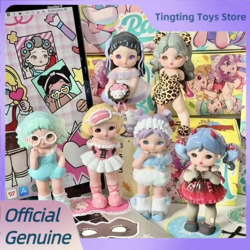 

Genuine Letsvan Ramy Pajama Party Series V2 Blind Box Cute Action Figure Kawaii Model Doll Mysterious Toys Surprise Box Gift